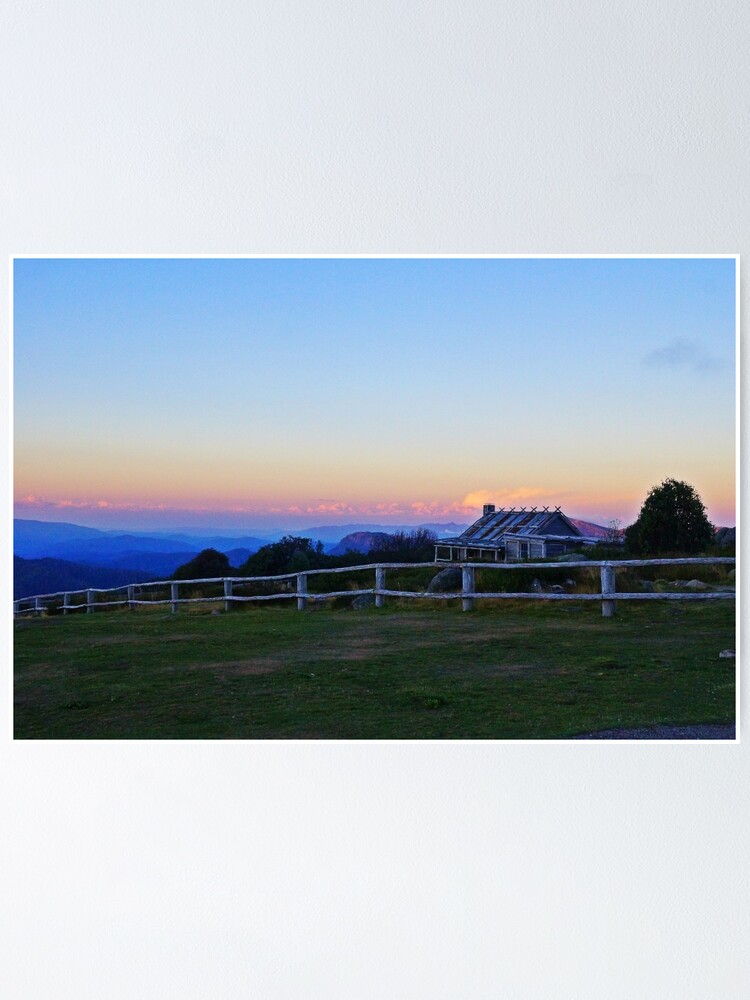 Alternate view of Sunset @ Craig's Hut Poster