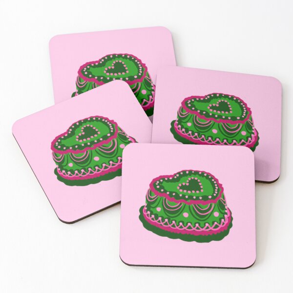 Item preview, green heart cake designed and sold by hgrasel.