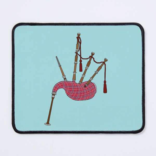 Item preview, Bagpipes cartoon illustration designed and sold by Misscartoon.