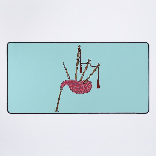Item preview, Bagpipes cartoon illustration designed and sold by Misscartoon.