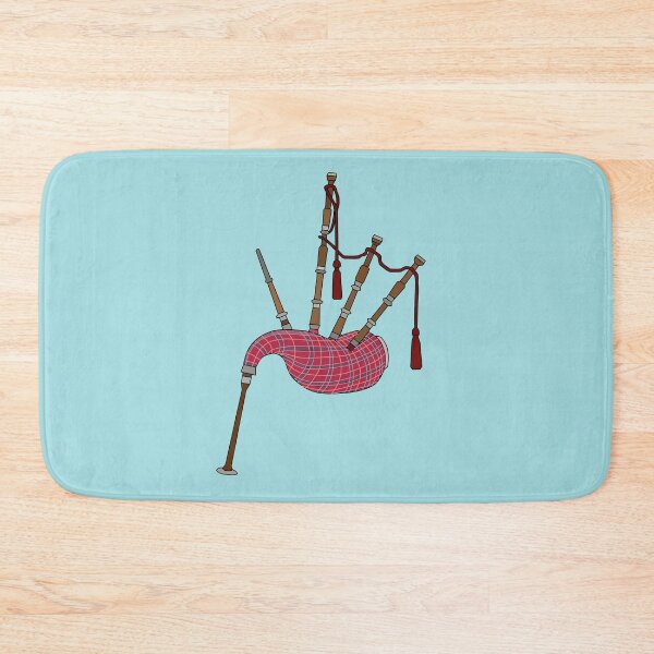 Item preview, Bagpipes cartoon illustration designed and sold by Misscartoon.
