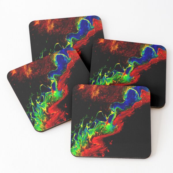 Item preview, Colorful acrylic abstract art designed and sold by baksuart.