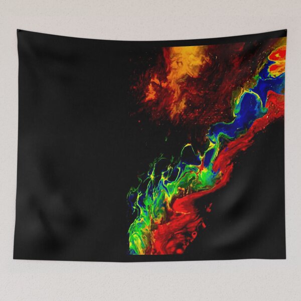Item preview, Colorful acrylic abstract art designed and sold by baksuart.