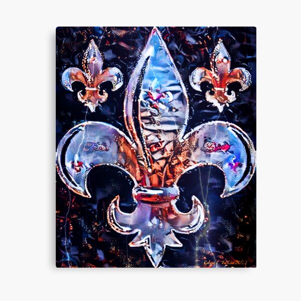 Louisville - Fleur-de-lis Neighborhoods - Canvas Print Wall Art by Benton Park Prints ( places > North America > United States > Kentucky > Louisville