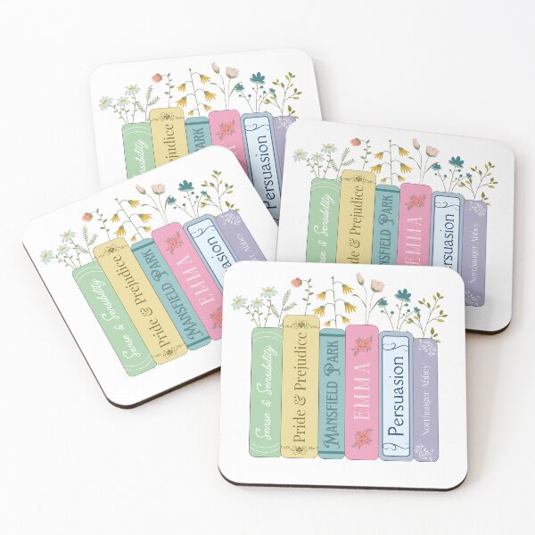 Item preview, Jane Austen Books designed and sold by Little Owlet Art.