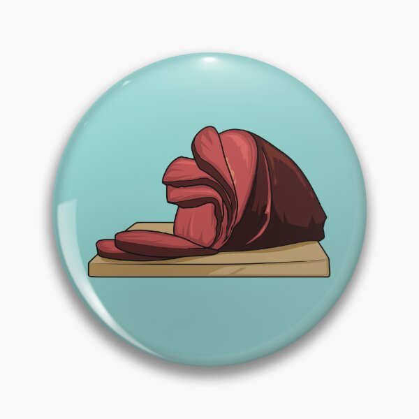 Item preview, Ham cartoon illustration designed and sold by Misscartoon.