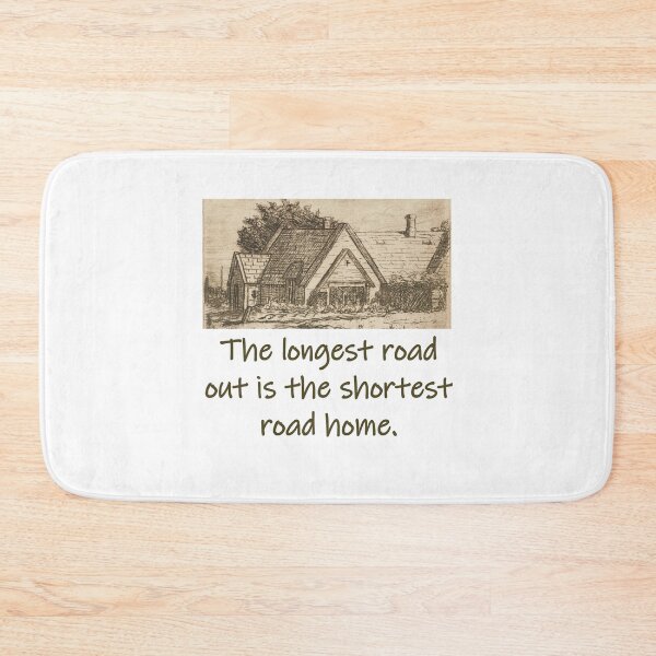 Item preview, The Longest Road Out - Home Quote  designed and sold by CrankyOldDude.