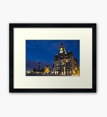 Royal Liver Building Framed Print