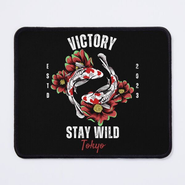 Item preview, Victory Stay Wild koi fish designed and sold by SushiAnn.