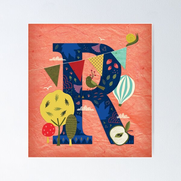 Letter R Poster