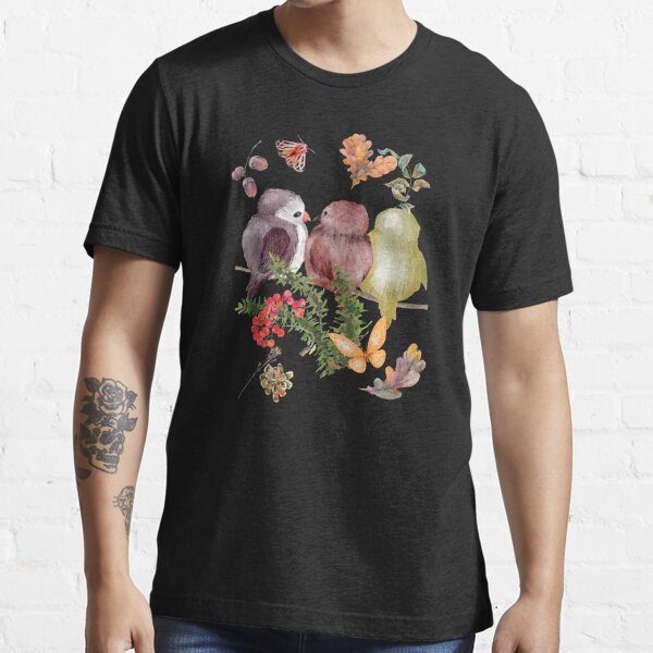 Blue Jay Winter Garden T-shirt for Sale by Tangerine-Tane, Redbubble