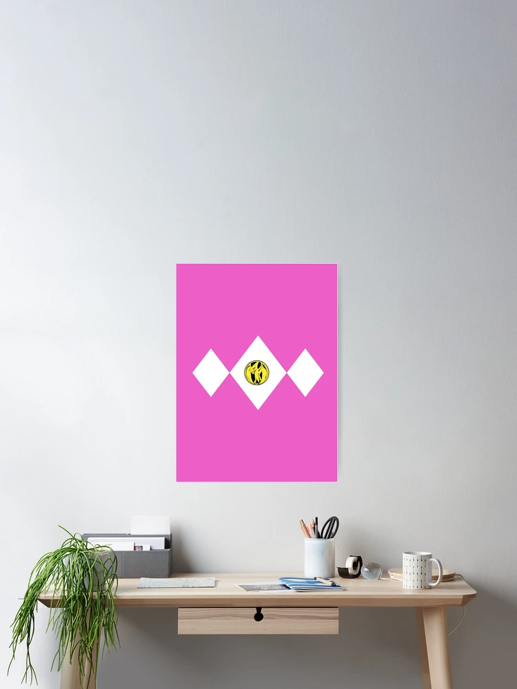 Thumbnail 2 of 3, Poster, Pink Power Ranger designed and sold by Wouldwork.