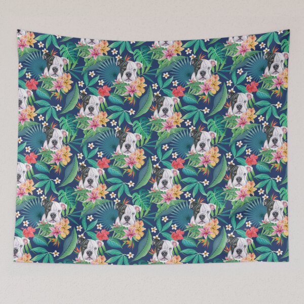 Item preview, Tropical Tri Color English British Bulldog 2 designed and sold by lulupetart.