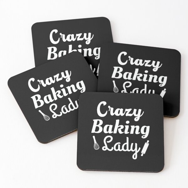 Item preview, Crazy Baking Lady Women Funny Baker Mom Gift designed and sold by MouDantArts.