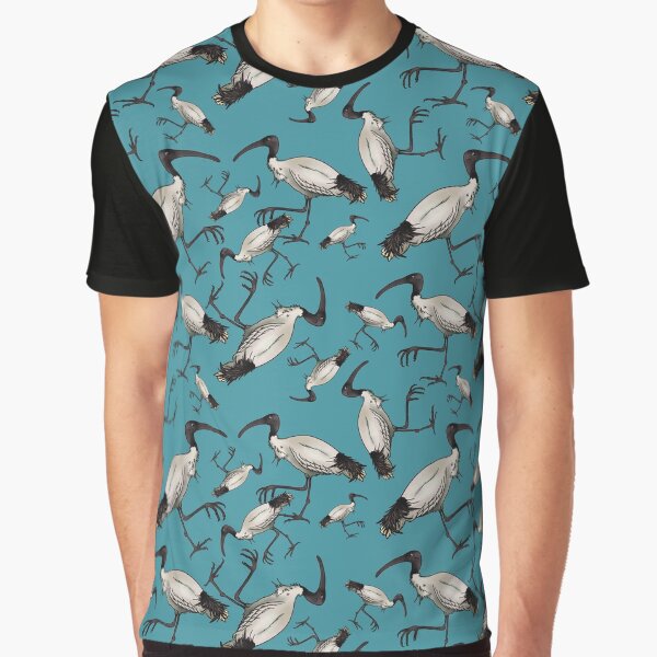 White Ibis / Bin Chickens Graphic T-Shirt
