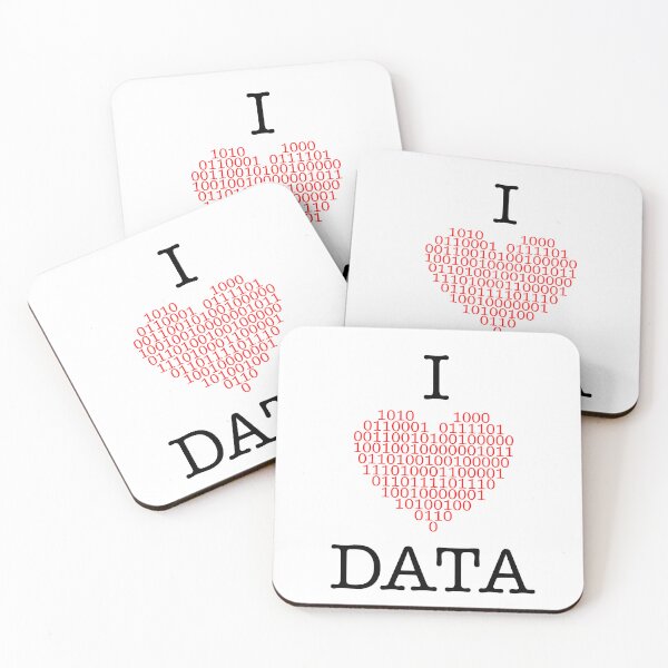Item preview, I Love Data designed and sold by PrairieGrouse.