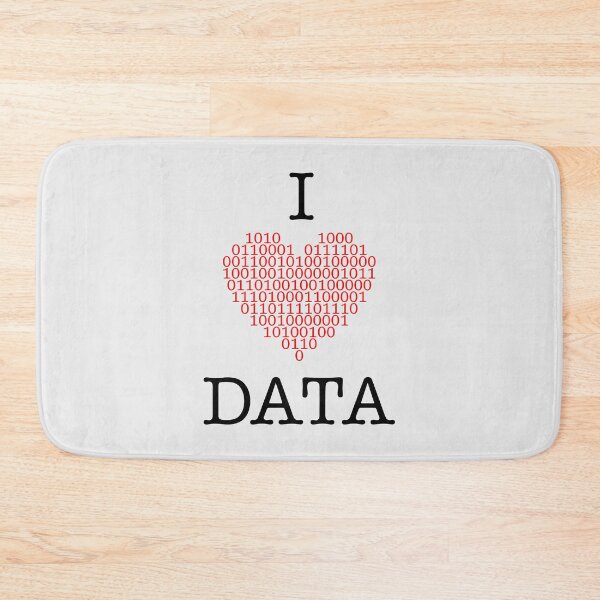 Item preview, I Love Data designed and sold by PrairieGrouse.