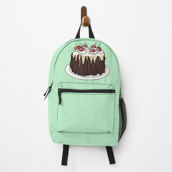 Item preview, Black Forest cake cartoon illustration designed and sold by Misscartoon.