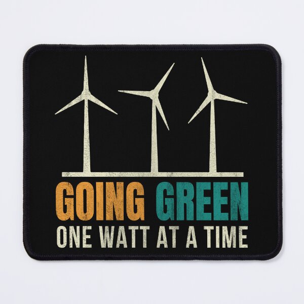 Item preview, Going Green One Watt At A Time Renewable Energy Earth Day T-Shirt designed and sold by KGN  CREATIVITY.