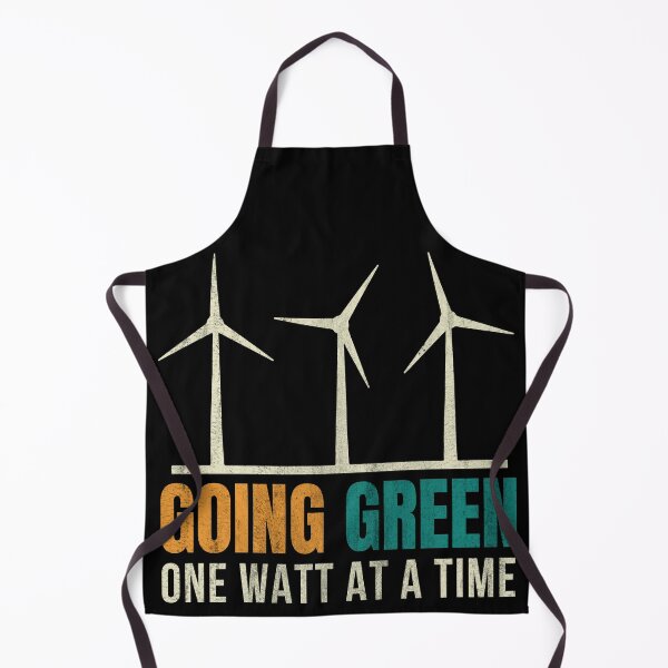 Item preview, Going Green One Watt At A Time Renewable Energy Earth Day T-Shirt designed and sold by KGN CREATIVITY.