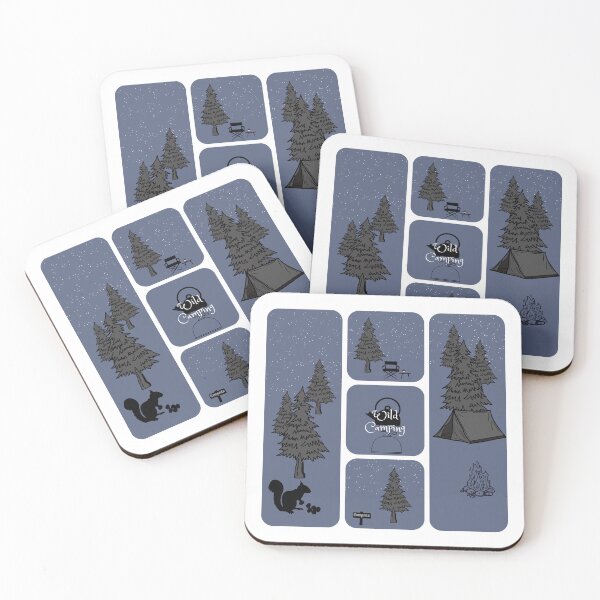 Item preview, Wild camping  designed and sold by bluespruce2024.