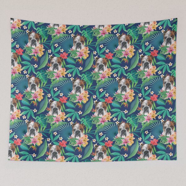 Item preview, Tropical Brindle English British Bulldog 7 designed and sold by lulupetart.