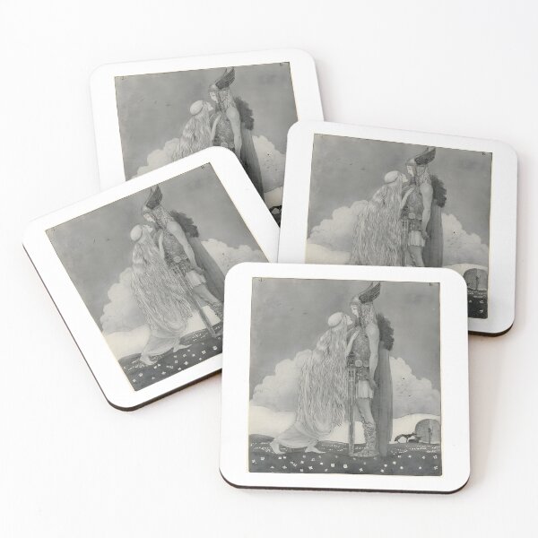 Item preview, John Bauer  Freyja and Svipdag designed and sold by TeeARTHY.