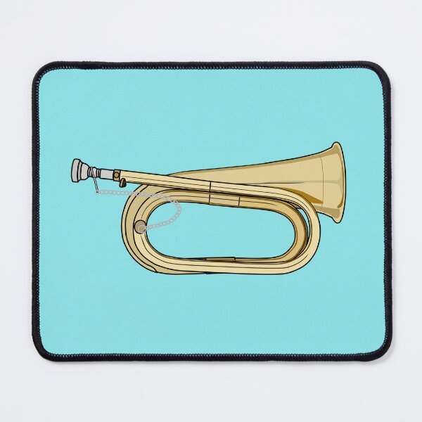 Item preview, Bugle cartoon illustration designed and sold by Misscartoon.