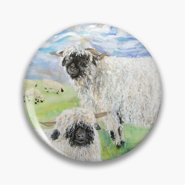 Item preview, Valais Blacknose Sheep at the Matterhorn designed and sold by 3willows.