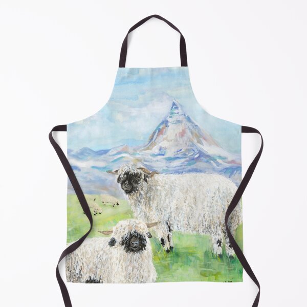 Item preview, Valais Blacknose Sheep at the Matterhorn designed and sold by 3willows.