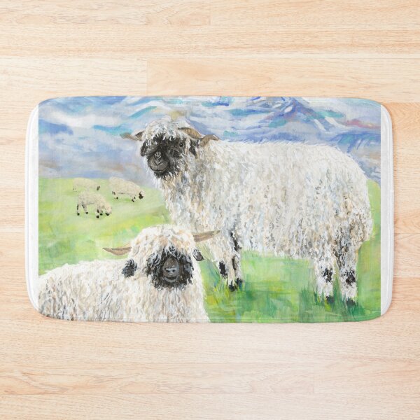 Item preview, Valais Blacknose Sheep at the Matterhorn designed and sold by 3willows.