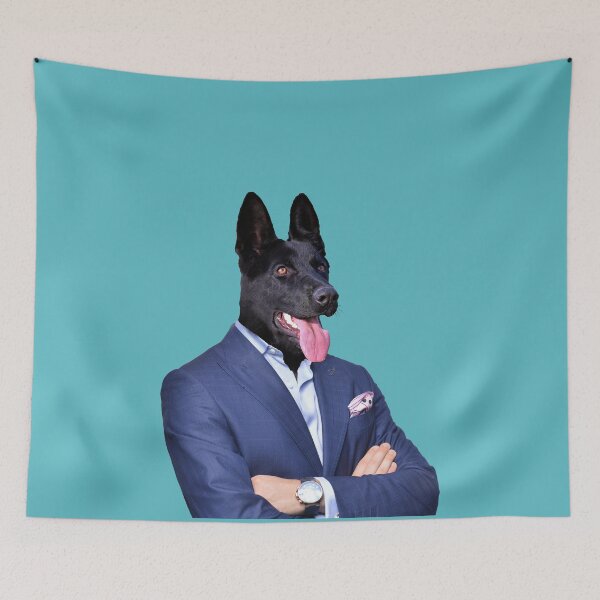 Item preview, Humanimal - German Shepherd in a suit designed and sold by knappidesign.