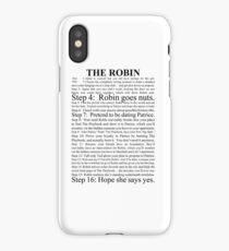 the robin iPhone Case