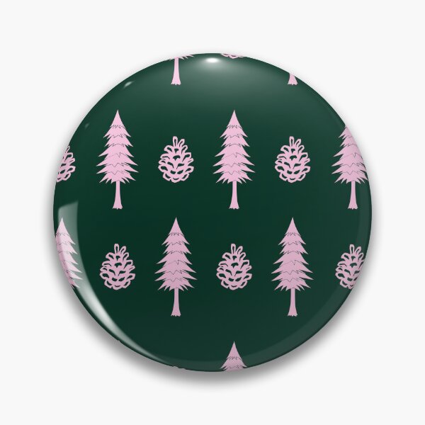 Item preview, Pinos, piñas, rosa y verde, patrón mediano designed and sold by SpruceGooseCo.