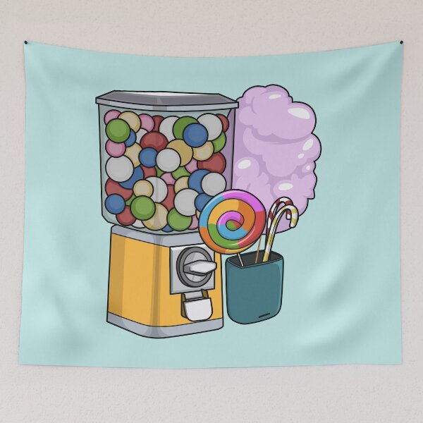 Item preview, Candy cartoon illustration designed and sold by Misscartoon.
