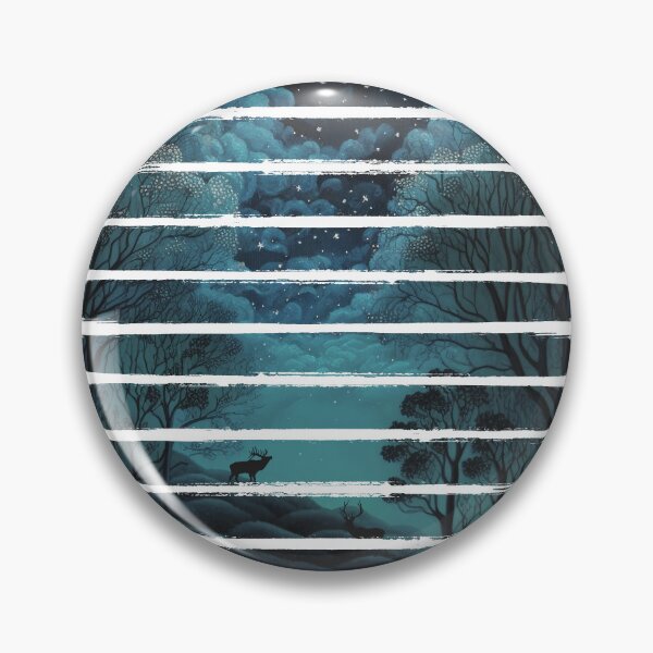 Item preview, Into The Wild Forest Night - Brush Strokes designed and sold by maryedenoa.