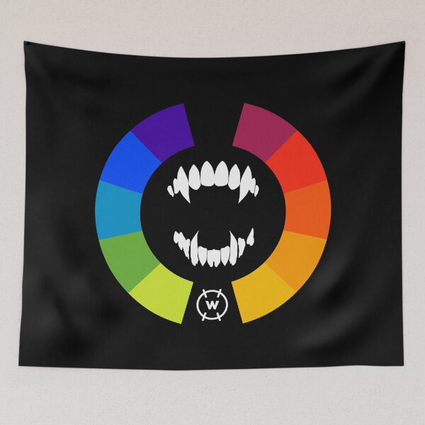 Item preview, Rainbow Colors Fangs designed and sold by wingstar.