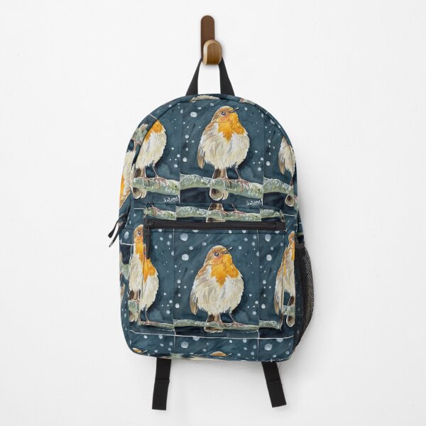 Item preview, Robin in the snow designed and sold by AnjuPaintings.