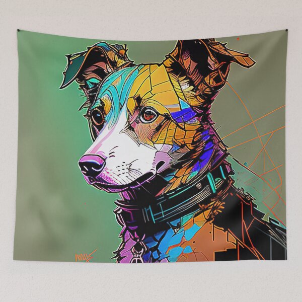 Item preview, Cyber Canine: A Futuristic Portrait of Man's Best Friend designed and sold by DavesDogShop.