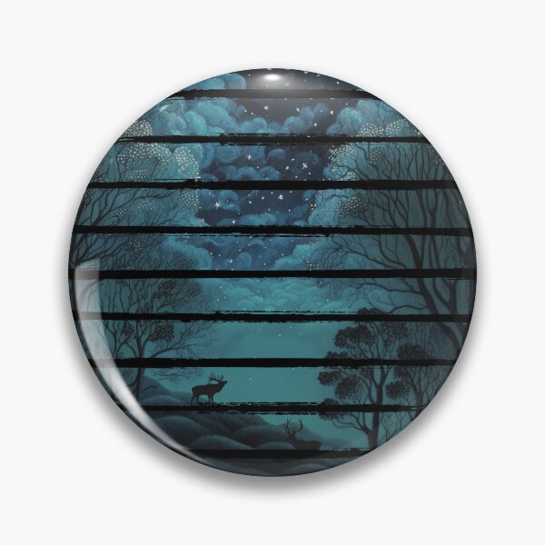 Item preview, Into The Wild Forest Night - Brush Strokes designed and sold by maryedenoa.