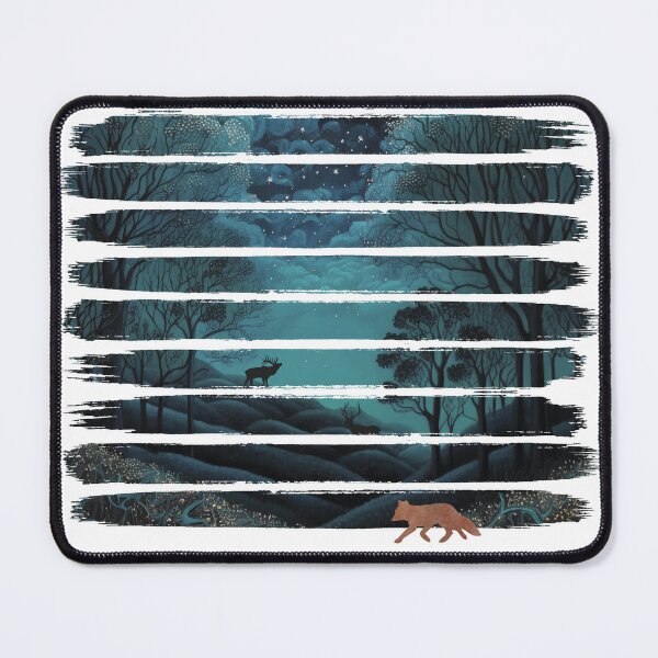 Item preview, Into The Wild Forest Night - Brush Strokes designed and sold by maryedenoa.