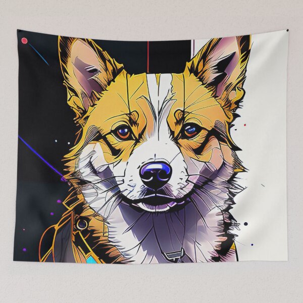 Item preview, Cyber Canine: A Futuristic Portrait of Man's Best Friend designed and sold by DavesDogShop.