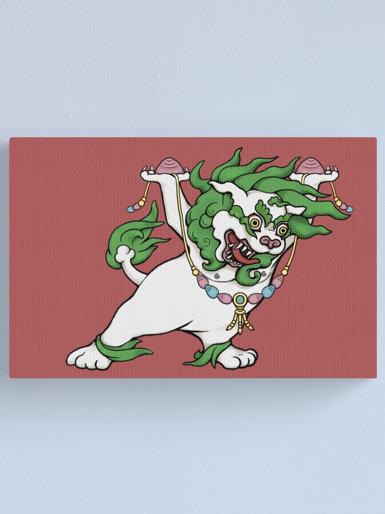 Tibetan Snow Lion - Buddha | Canvas Print