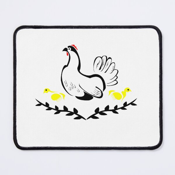 Item preview, Hen Nesting with Two Yellow Chicks Babies designed and sold by grounds.