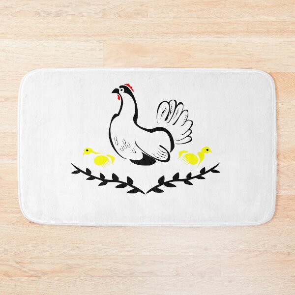 Item preview, Hen Nesting with Two Yellow Chicks Babies designed and sold by grounds.