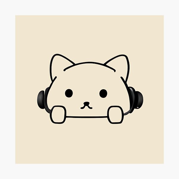 BONGO CAT BONGOS SAD JAPANESE ANIME AESTHETIC - Bongo Cat - T-Shirt
