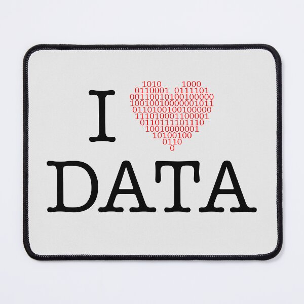 Item preview, I Love Data II designed and sold by PrairieGrouse.