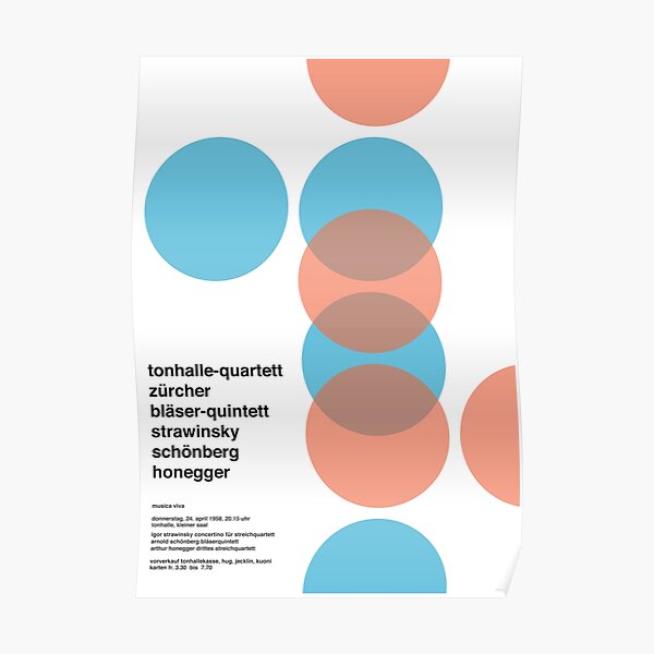 Schweizer Stil # 4 Poster