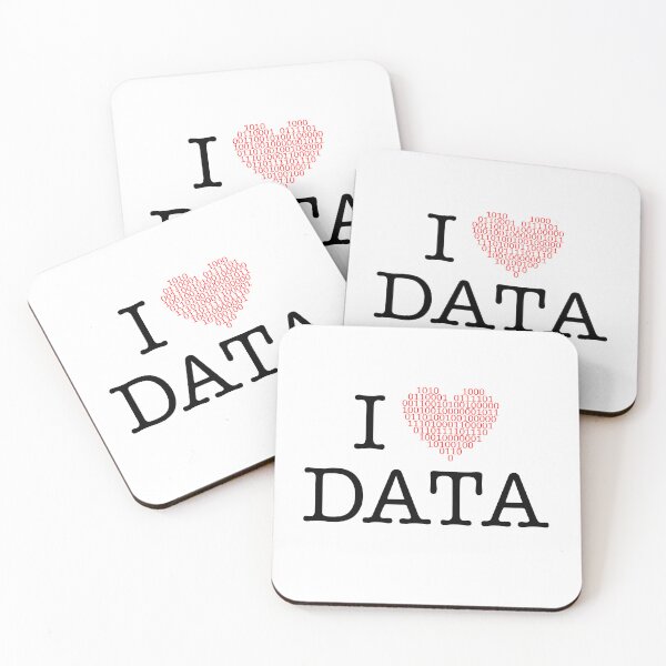 Item preview, I Love Data II designed and sold by PrairieGrouse.
