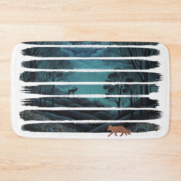Item preview, Into The Wild Forest Night - Brush Strokes designed and sold by maryedenoa.